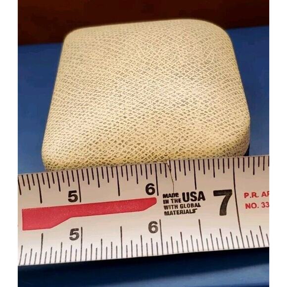 HTF Vtg Brent Gold Tone Cuff Links Lapel Tie Clip Snail Orb Details With Case - Picture 13 of 15